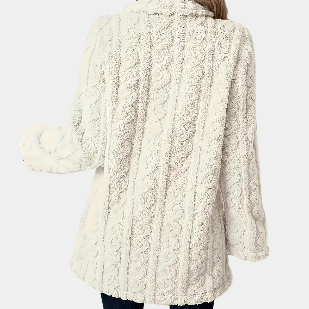 Manteau d'hiver femme – Manteau confortable en laine chaud et élégant