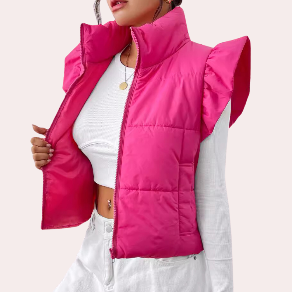 Gilet court matelassé femme – Veste moderne chic et légère pour toutes occasions