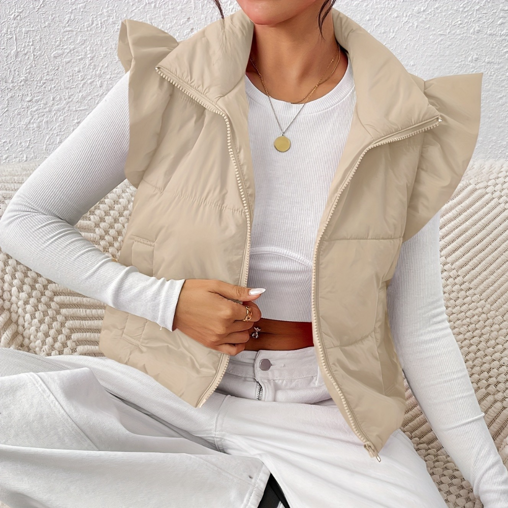 Gilet court matelassé femme – Veste moderne chic et légère pour toutes occasions