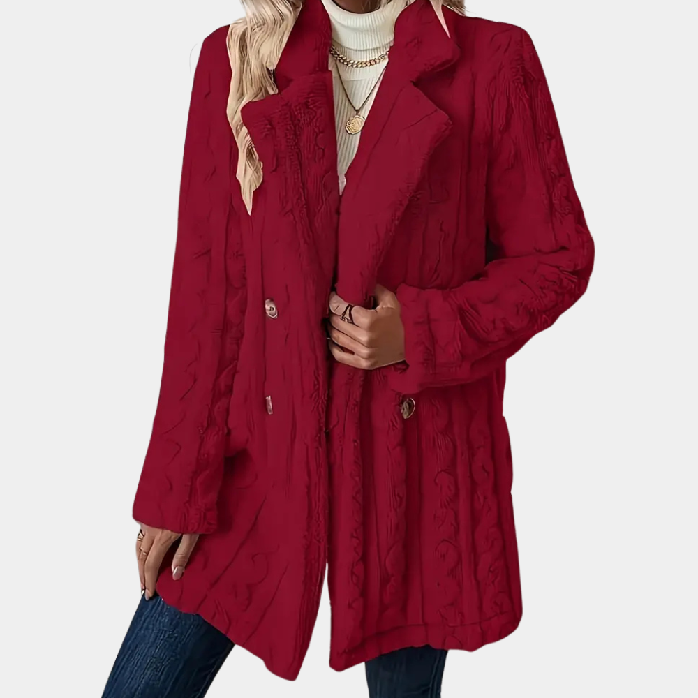 Manteau d'hiver femme – Manteau confortable en laine chaud et élégant