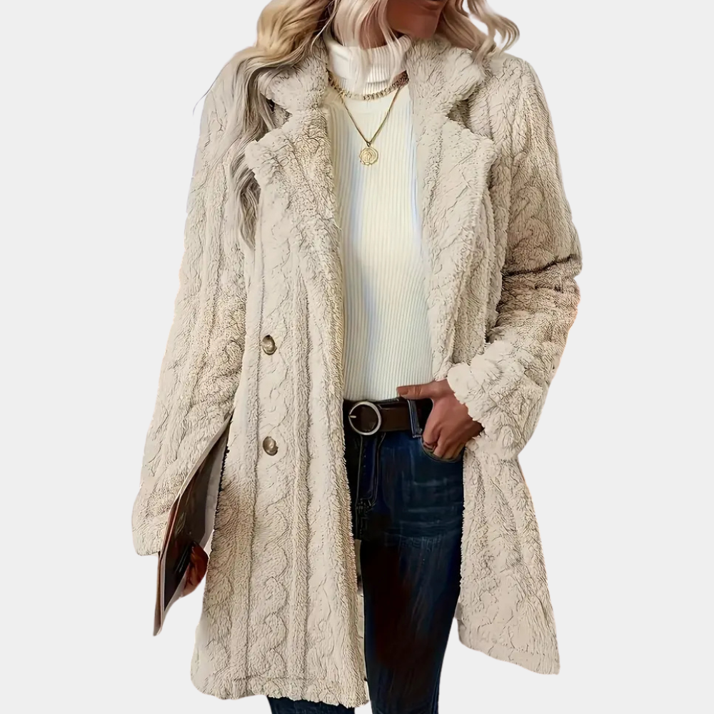 Manteau d'hiver femme – Manteau confortable en laine chaud et élégant