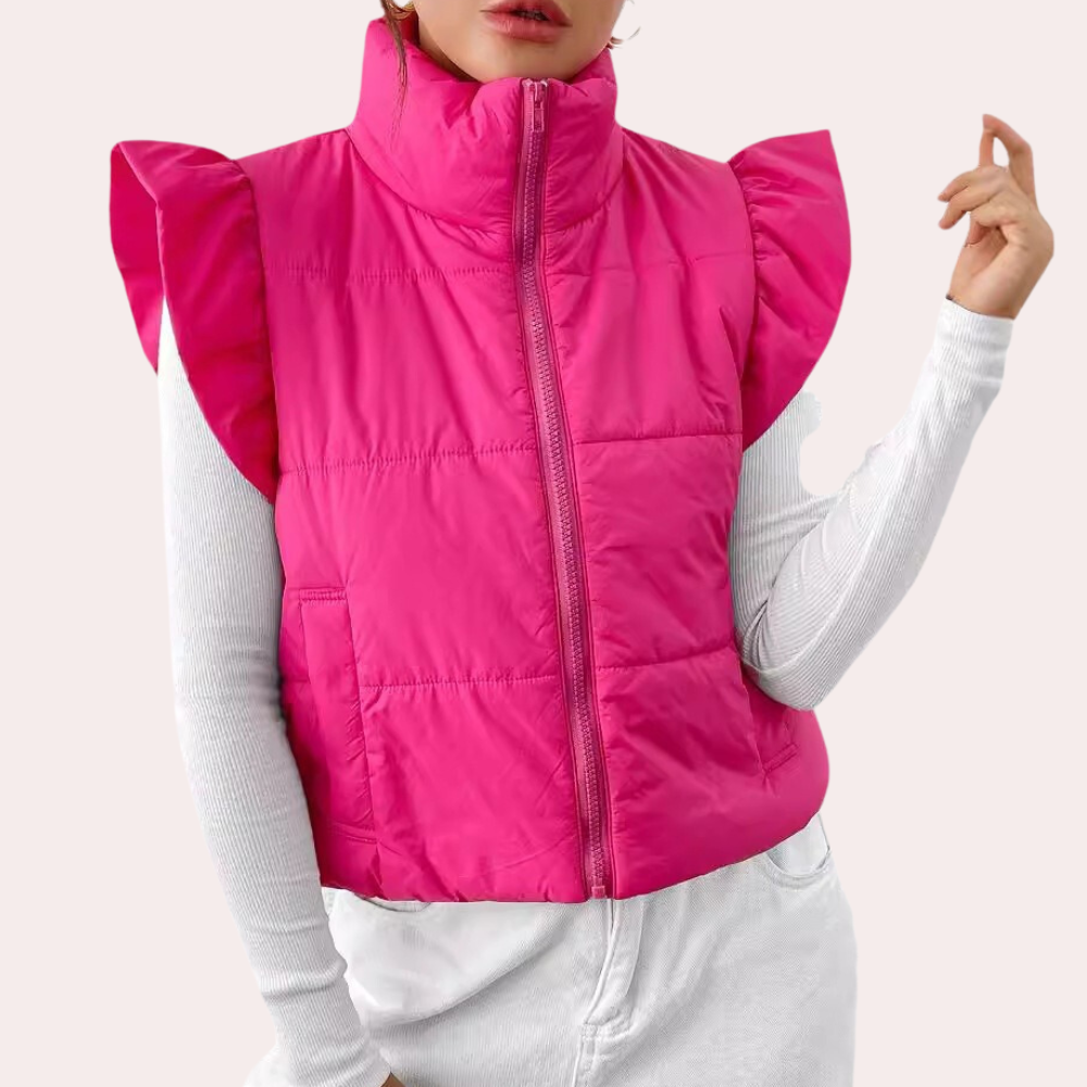 Gilet court matelassé femme – Veste moderne chic et légère pour toutes occasions