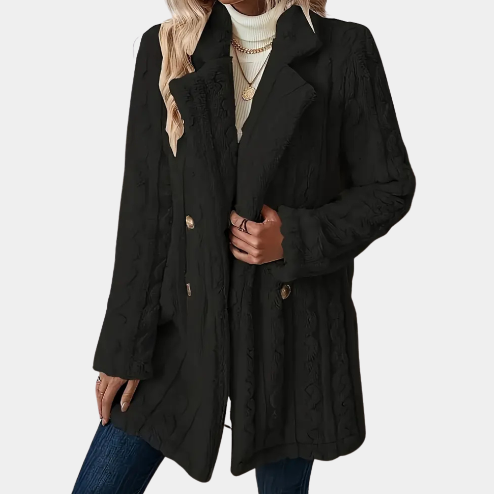 Manteau d'hiver femme – Manteau confortable en laine chaud et élégant